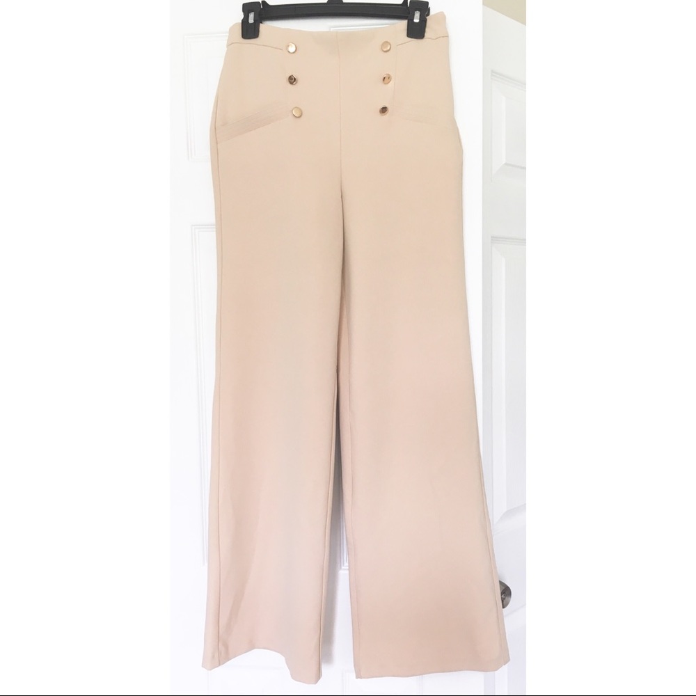 High Waist Wide Leg Pants